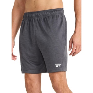 image:imageReebok Mens Viper 20 7 Short Standard Fit Lightweight Poly Grid Mesh FabricOld Ebony Heather