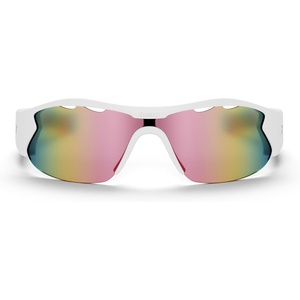 image:imageReebok Nitrous Smart Audio Sunglasses Black Polarized Lens Unisex HiFi Bluetooth Sport Glasses with UV Protection  Powered by LucydIridescent Mirror