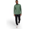 image:imageReebok Energy Mens Long Sleeve Performance 14 Zip TopDuck Green