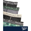 image:imageReebok Mens Boxer Briefs  4 Pack Stretch Performance Moisture Wicking Mens Underwear Boxers with Contour Pouch Sizes SXL Size Small BlackBlackened PearlDark Ivy Print
