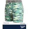 image:imageReebok Mens Boxer Briefs  4 Pack Stretch Performance Moisture Wicking Mens Underwear Boxers with Contour Pouch Sizes SXL Size Small BlackBlackened PearlDark Ivy Print