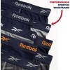 image:imageReebok Mens Boxer Briefs 8 Pack Soft Athletic Boxers with Contour Pouch  Smooth Soft Feel Designed for Everyday Comfort Elastic Waistband Stays in Place Without IrritationNavyGreyPrint