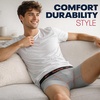 image:imageReebok Mens Boxer Briefs 8 Pack Soft Athletic Boxers with Contour Pouch  Smooth Soft Feel Designed for Everyday Comfort Elastic Waistband Stays in Place Without IrritationBlackLight GreyBlackRoyal Blue