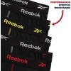 image:imageReebok Mens Boxer Briefs 8 Pack Soft Athletic Boxers with Contour Pouch  Smooth Soft Feel Designed for Everyday Comfort Elastic Waistband Stays in Place Without IrritationAll Black