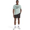 image:imageReebok Mens Core Short Sleeve Crewneck TShirt Standard Fit Lightweight CottonPoly Jersey FabricChinois Green