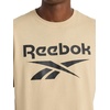 image:imageReebok Mens Core Short Sleeve Crewneck TShirt Standard Fit Lightweight CottonPoly Jersey FabricTwill