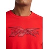 image:imageReebok Mens Daybreak Crewneck TShirt Standard Fit Lightweight CottonPoly Jersey FabricVector Red