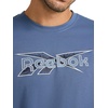 image:imageReebok Mens Daybreak Crewneck TShirt Standard Fit Lightweight CottonPoly Jersey FabricVector Shadow