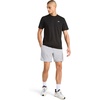 image:imageReebok Mens Force Short Sleeve Crewneck TShirt Standard Fit Lightweight Super Stretch Poly Square Hole Mesh FabricBlack