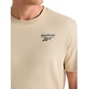 image:imageReebok Mens Graphic Crewneck TShirt Standard Fit Lightweight CottonPoly Jersey FabricWhite Pepper