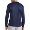 image:imageReebok Mens Id Train Long Sleeve Tech Crewneck TShirtOriginal Navy
