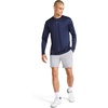 image:imageReebok Mens Id Train Long Sleeve Tech Crewneck TShirtOriginal Navy