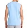 image:imageReebok Mens Legacy Sleeveless Crewneck Tank Top Standard Fit Lightweight CottonPoly Jersey FabricPlacid Blue