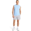 image:imageReebok Mens Legacy Sleeveless Crewneck Tank Top Standard Fit Lightweight CottonPoly Jersey FabricPlacid Blue