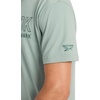 image:imageReebok Mens Mil Spec Short Sleeve TShirt Standard Fit Lightweight CottonPoly Jersey FabricIceberg Green