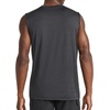 image:imageReebok Mens Muscle Performance Crewneck Tank TopBlack Heather  Gains