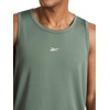 image:imageReebok Mens Muscle Performance Crewneck Tank TopDuck Green  Outrun