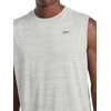 image:imageReebok Mens Muscle Performance Crewneck Tank TopIceberg Green Heather  Gains