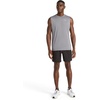 image:imageReebok Mens Muscle Performance Crewneck Tank TopQuietshade Heather  Gains Performance