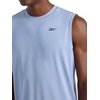 image:imageReebok Mens Muscle Performance Crewneck Tank TopStonewash Heather  Gains Performance