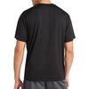 image:imageReebok Mens Reflective Small Logo Crewneck TShirt Standard Fit Lightweight Cool Touch Jersey FabricBlack  Bolt Strike