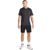 image:imageReebok Mens Reflective Small Logo Crewneck TShirt Standard Fit Lightweight Cool Touch Jersey FabricBlack Heather  Showdown