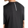 image:imageReebok Mens Reflective Small Logo Crewneck TShirt Standard Fit Lightweight Cool Touch Jersey FabricBlack Heather  Showdown