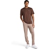image:imageReebok Mens Reflective Small Logo Crewneck TShirt Standard Fit Lightweight Cool Touch Jersey FabricBracken Heather  Lightning