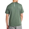image:imageReebok Mens Reflective Small Logo Crewneck TShirt Standard Fit Lightweight Cool Touch Jersey FabricDuck Green Heather  Showdown