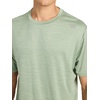 image:imageReebok Mens Reflective Small Logo Crewneck TShirt Standard Fit Lightweight Cool Touch Jersey FabricIceberg Green  Bolt Strike