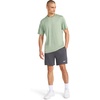 image:imageReebok Mens Reflective Small Logo Crewneck TShirt Standard Fit Lightweight Cool Touch Jersey FabricIceberg Green  Bolt Strike