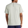 image:imageReebok Mens Reflective Small Logo Crewneck TShirt Standard Fit Lightweight Cool Touch Jersey FabricIceberg Green Heather  Showdown