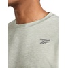 image:imageReebok Mens Reflective Small Logo Crewneck TShirt Standard Fit Lightweight Cool Touch Jersey FabricIceberg Green Heather  Showdown