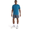 image:imageReebok Mens Reflective Small Logo Crewneck TShirt Standard Fit Lightweight Cool Touch Jersey FabricMajolica Blue  Sonic Bolt