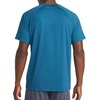 image:imageReebok Mens Reflective Small Logo Crewneck TShirt Standard Fit Lightweight Cool Touch Jersey FabricMajolica Blue  Sonic Bolt