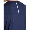 image:imageReebok Mens Reflective Small Logo Crewneck TShirt Standard Fit Lightweight Cool Touch Jersey FabricVector Navy Heather  Showdown