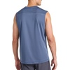image:imageReebok Mens Sleeveless Muscle Tank SingletWashed Indigo  Warmup