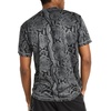 image:imageReebok Mens Small Logo Short Sleeve Crewneck TShirt Standard Fit Breathable Lightweight Stretch Knit FabricBlack  Id Train Snake