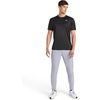 image:imageReebok Mens Small Logo Short Sleeve Crewneck TShirt Standard Fit Breathable Lightweight Stretch Knit FabricBlack  Warmup