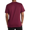 image:imageReebok Mens Small Logo Short Sleeve Crewneck TShirt Standard Fit Breathable Lightweight Stretch Knit FabricBlack Cherry Heather  Sprint