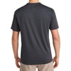 image:imageReebok Mens Small Logo Short Sleeve Crewneck TShirt Standard Fit Breathable Lightweight Stretch Knit FabricBlack Heather  Sprint