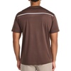 image:imageReebok Mens Small Logo Short Sleeve Crewneck TShirt Standard Fit Breathable Lightweight Stretch Knit FabricBracken  Warmup