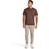 image:imageReebok Mens Small Logo Short Sleeve Crewneck TShirt Standard Fit Breathable Lightweight Stretch Knit FabricBracken  Warmup