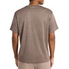 image:imageReebok Mens Small Logo Short Sleeve Crewneck TShirt Standard Fit Breathable Lightweight Stretch Knit FabricBracken Heather  Compass