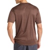 image:imageReebok Mens Small Logo Short Sleeve Crewneck TShirt Standard Fit Breathable Lightweight Stretch Knit FabricBracken Heather  Horizon