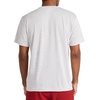 image:imageReebok Mens Small Logo Short Sleeve Crewneck TShirt Standard Fit Breathable Lightweight Stretch Knit FabricChrome Heather  Trophy