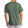 image:imageReebok Mens Small Logo Short Sleeve Crewneck TShirt Standard Fit Breathable Lightweight Stretch Knit FabricDuck Green Heather  Sprint