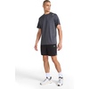 image:imageReebok Mens Small Logo Short Sleeve Crewneck TShirt Standard Fit Breathable Lightweight Stretch Knit FabricEbony Heather  Horizon