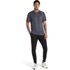 image:imageReebok Mens Small Logo Short Sleeve Crewneck TShirt Standard Fit Breathable Lightweight Stretch Knit FabricEbony Heather  Sprint