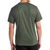 image:imageReebok Mens Small Logo Short Sleeve Crewneck TShirt Standard Fit Breathable Lightweight Stretch Knit FabricGrit Green Heather  Sprint